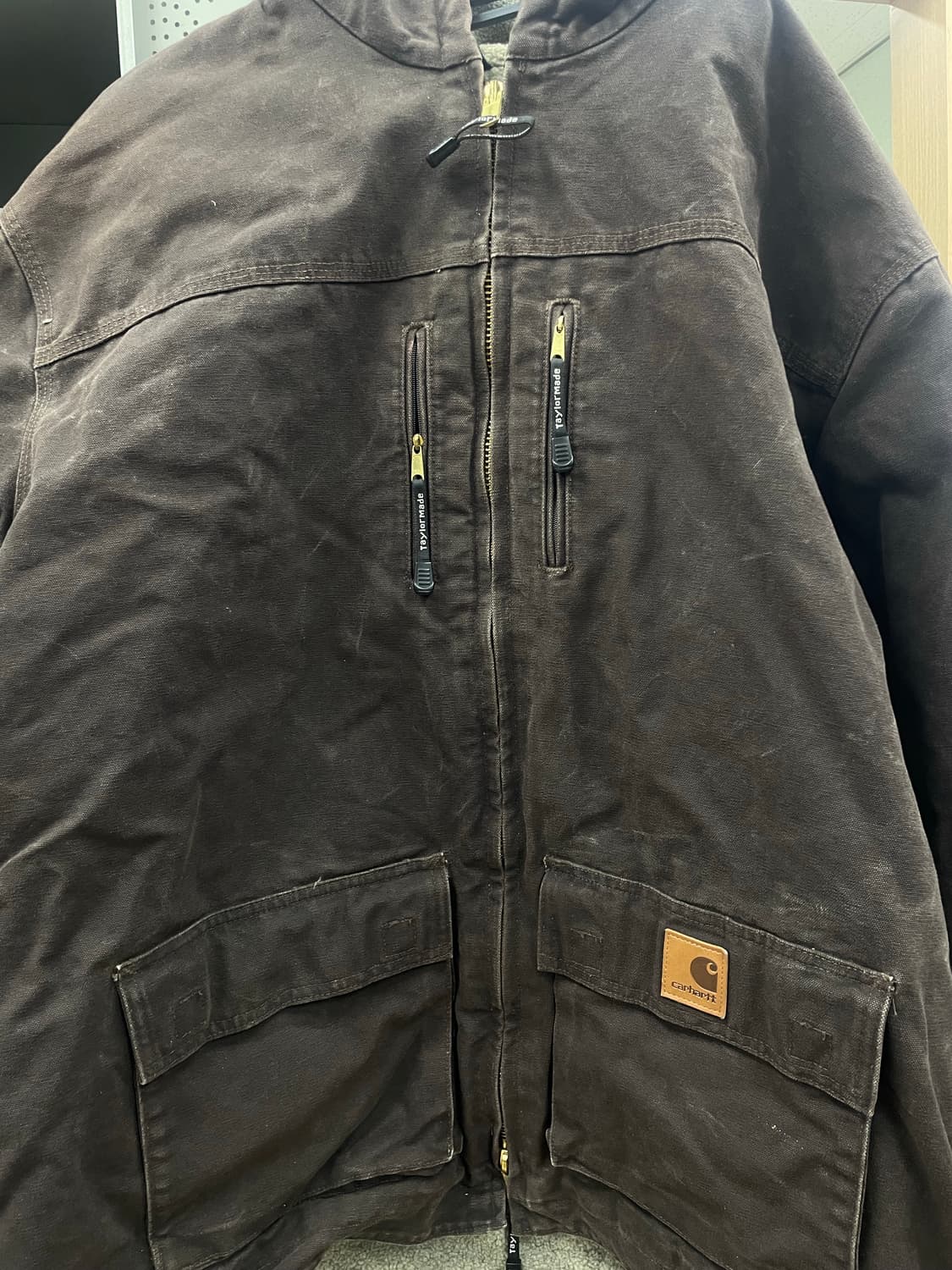 칼하트 워크 후드 자켓 상품이미지3