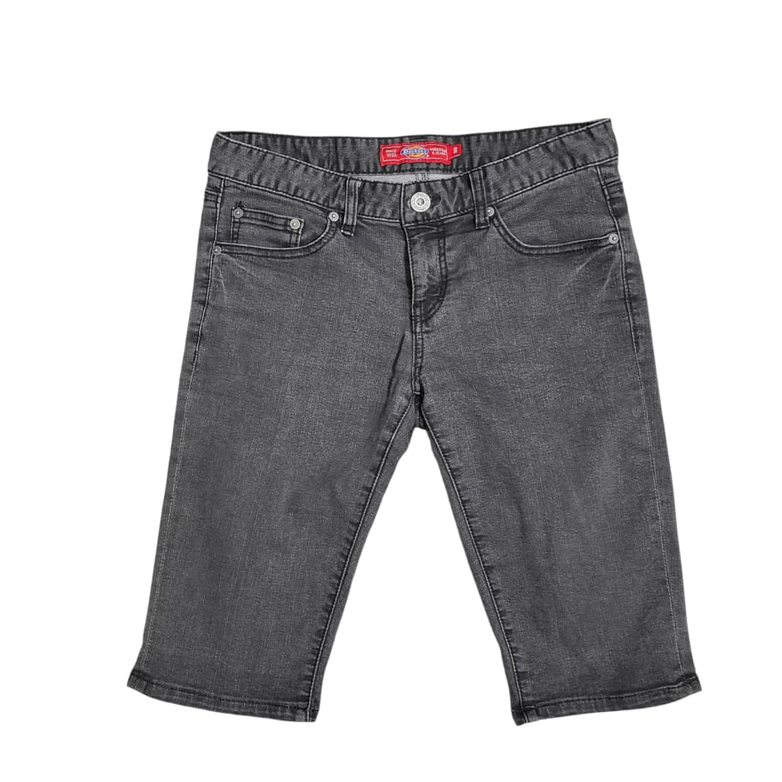 디키즈 블랙 여성 5부 팬츠 상품이미지1