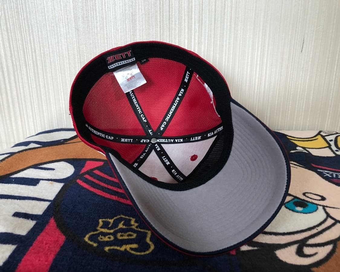 KBO 제트/ZETT 기아타이거즈 시합용모자/캡 58cm 상품이미지9
