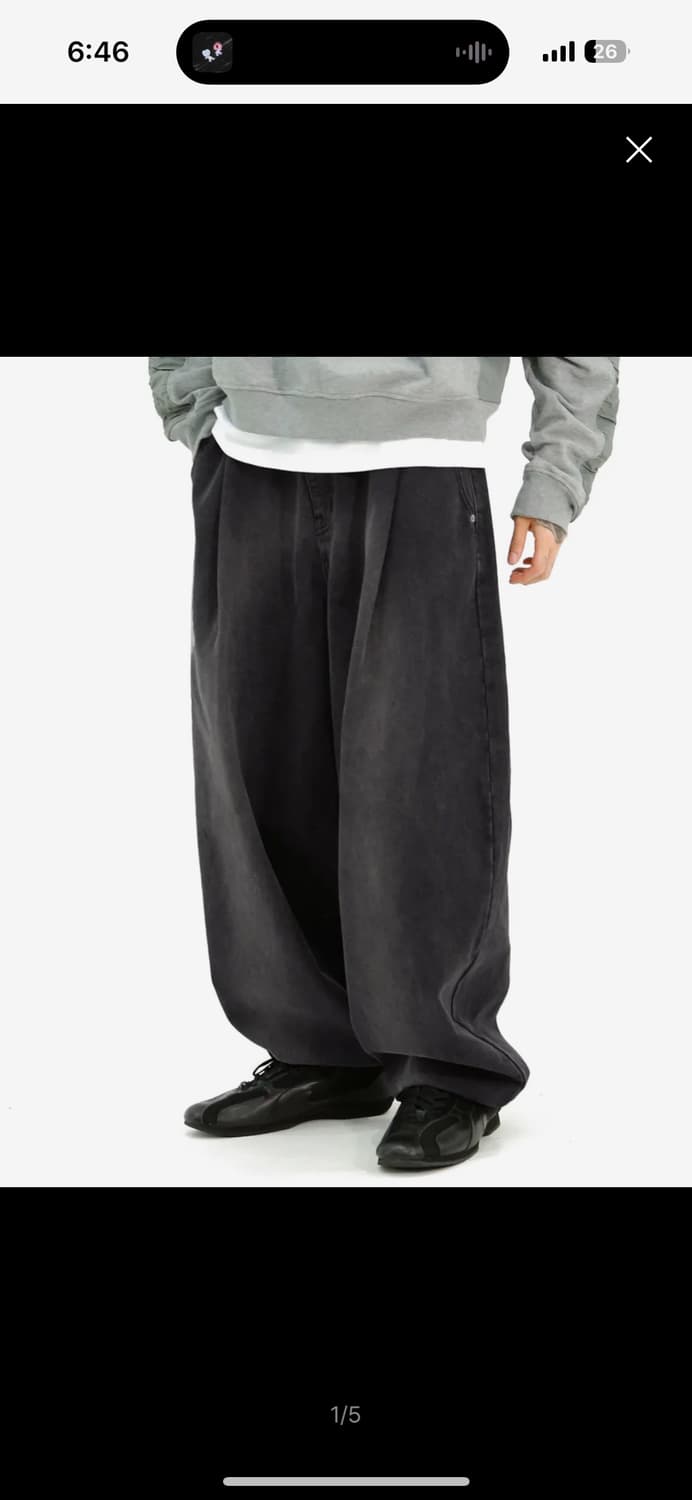 엑스톤즈 빅 와이드 벌룬팬츠 상품이미지1