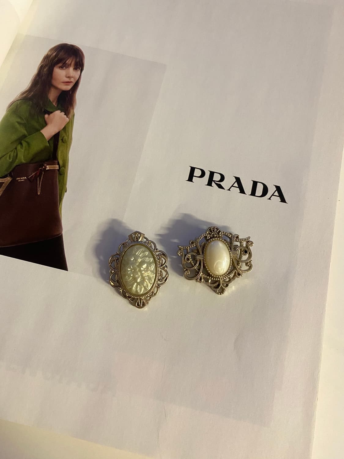 수입 빈티지 브로치 카메오 상품이미지1