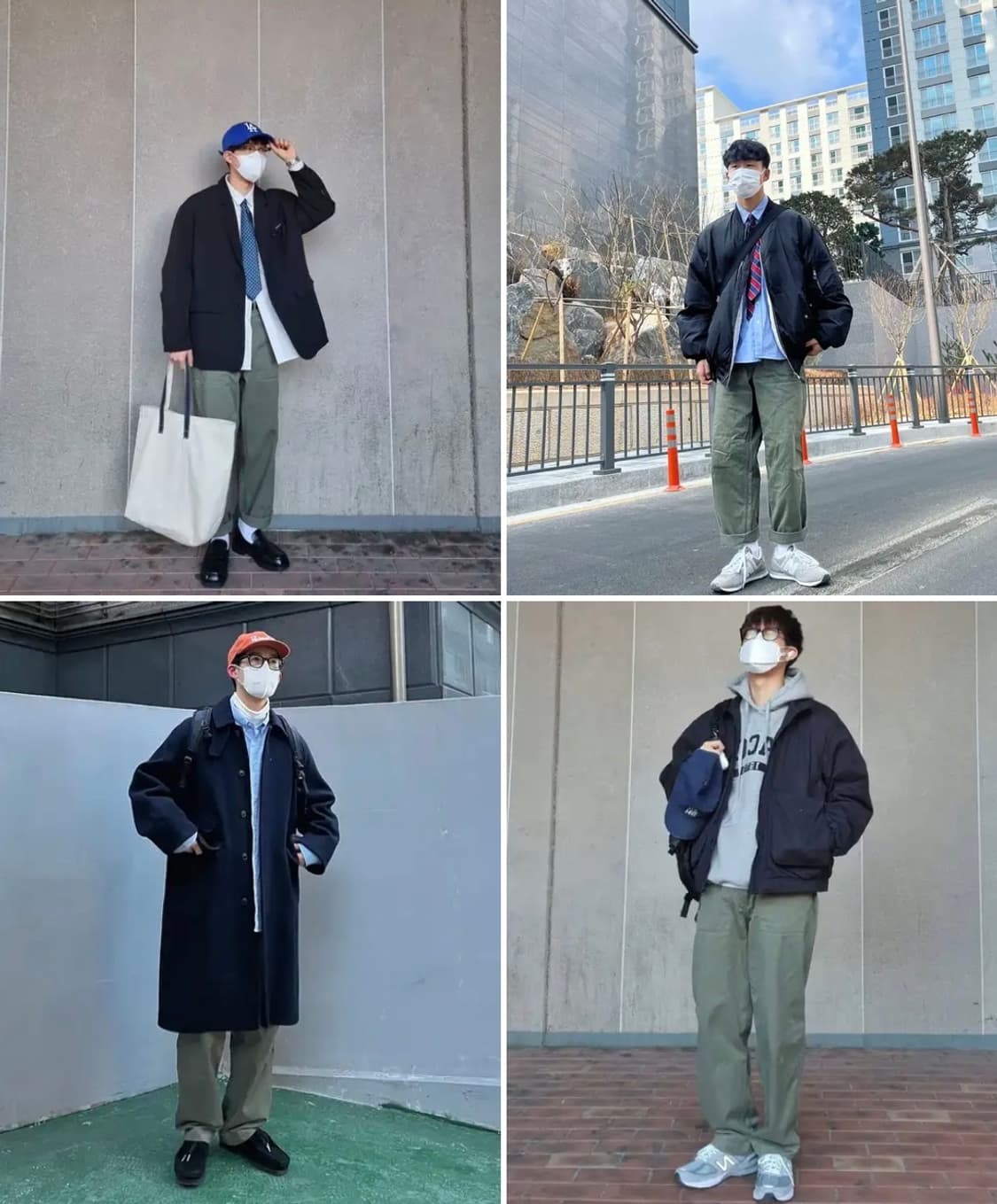 커버낫 코튼 퍼티그 팬츠 올리브 M 상품이미지3