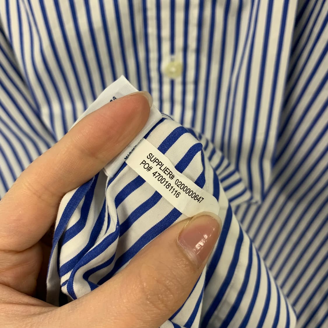 폴로 랄프로렌 스트라이프 옥스포드 셔츠 상품이미지5