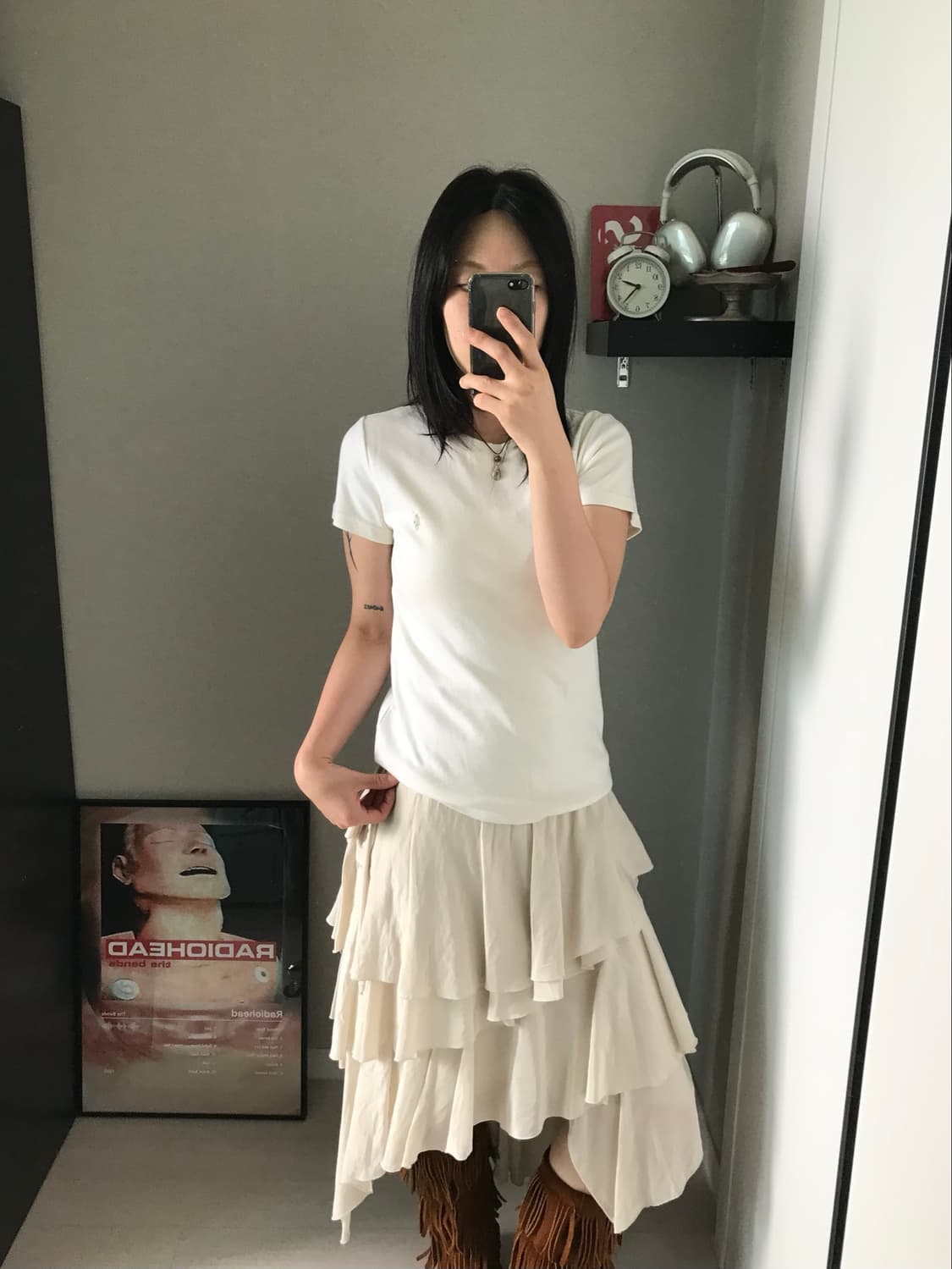 폴로 랄프로렌 여성라인 포니로고 화이트 반팔티 상품이미지1