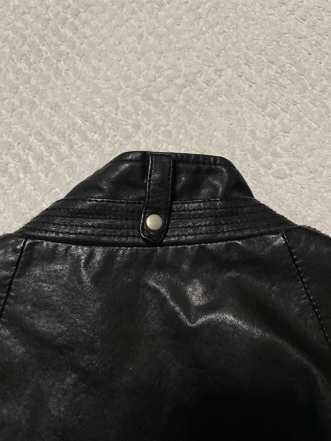 광희시장 웨스턴 무드 램스킨 양가죽 포켓 레더 자켓 다크 브라운 상품이미지6