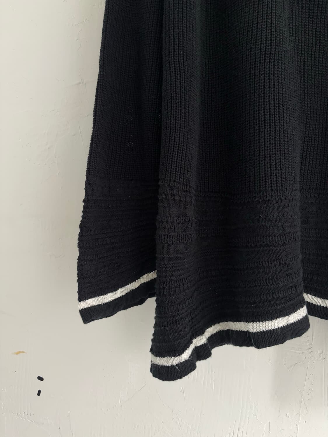 Issey Miyake 이세이미야케 90s 블랙 니트 상품이미지4