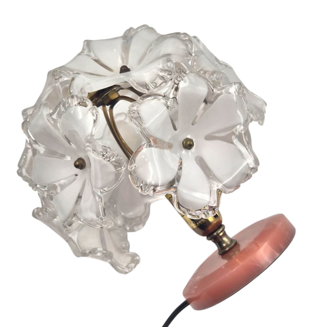 키시마 레트로 핑크 마블 부케 꽃잎 램프 상품이미지5