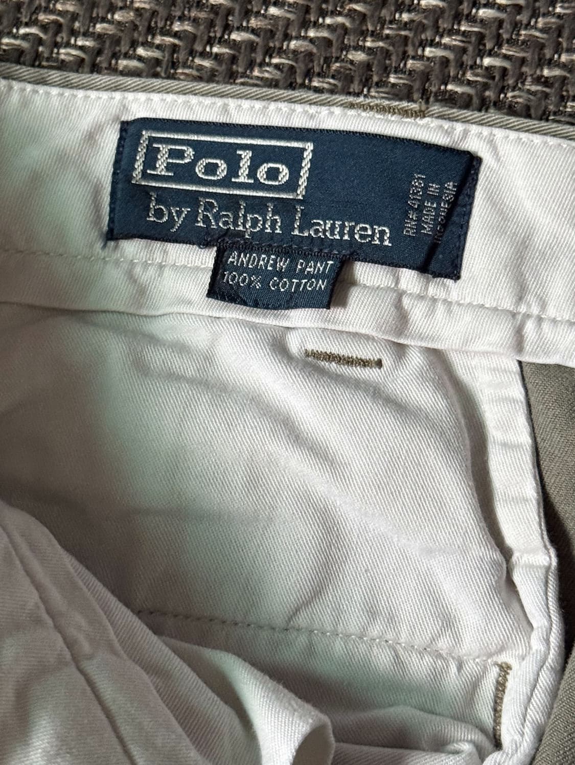(38) 폴로 랄프로렌 ANDREW 더블 플리츠 치노 팬츠 상품이미지4