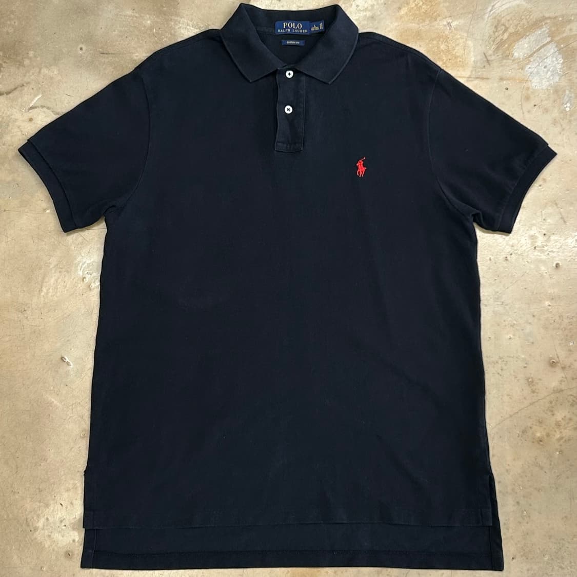 🫶🏻 폴로랄프로렌 커스텀 핏 블랙 카라 반팔티 🫶🏻 상품이미지1
