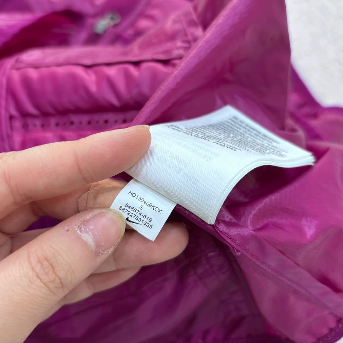 S 나이키 여성 러닝 경량 패딩 조끼 0427E 상품이미지5