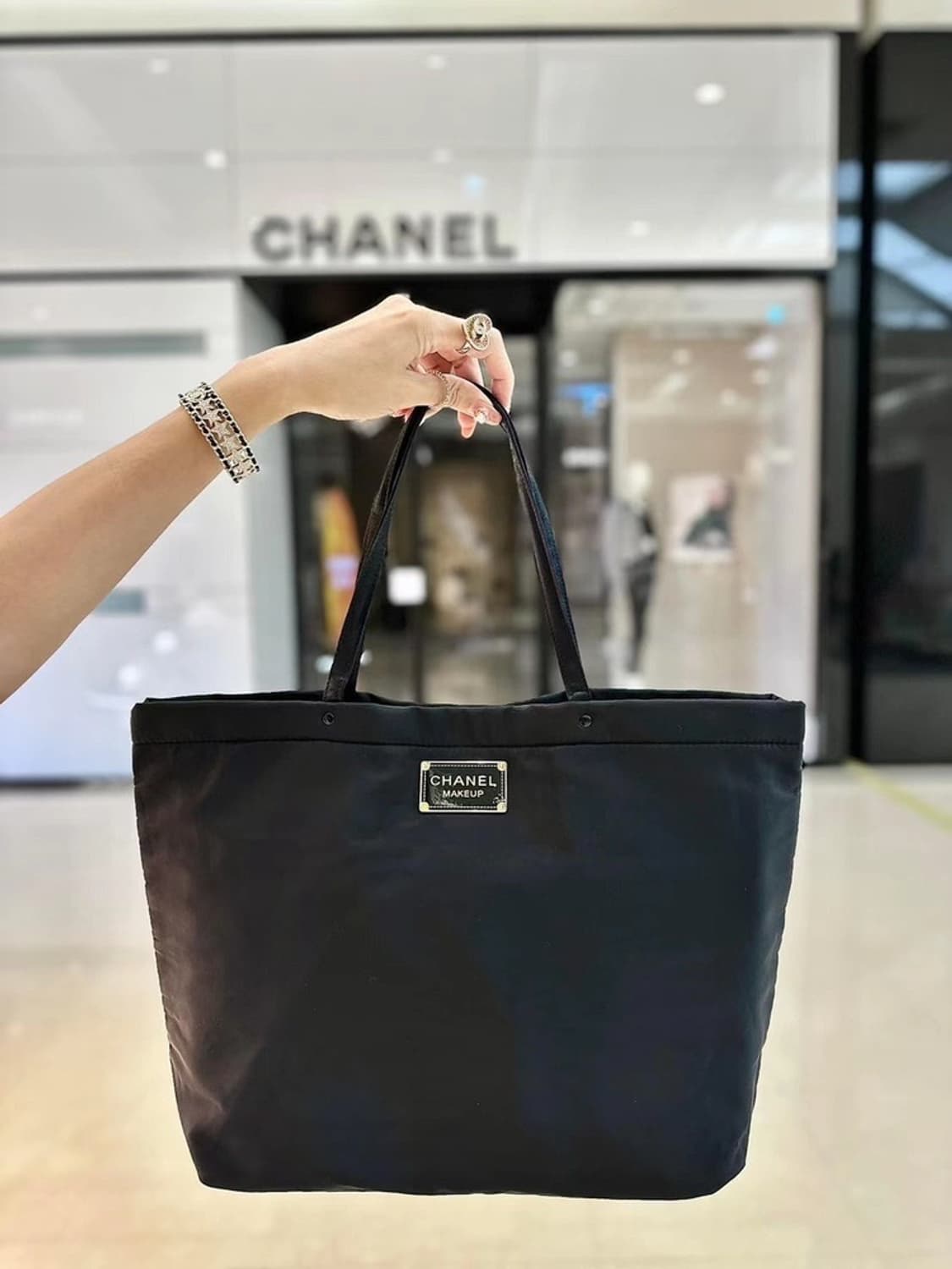 샤넬 메이크업 나일론 토트백  상품이미지1