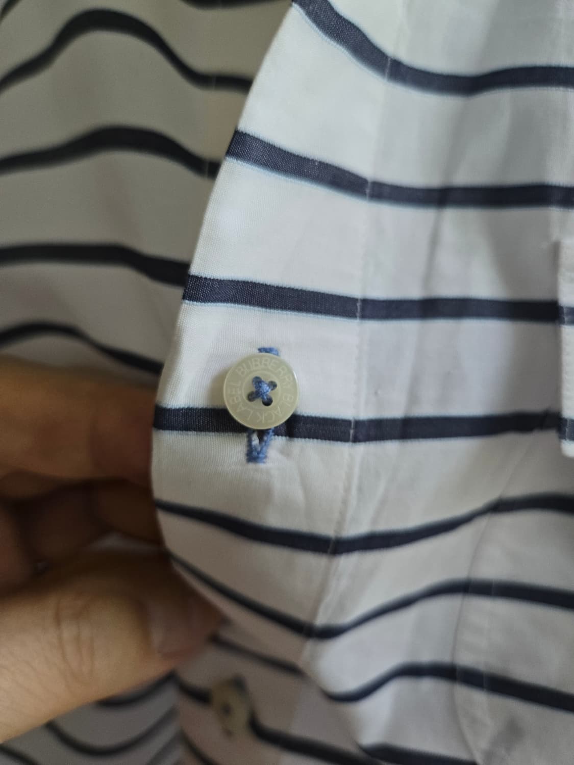버버리 블랙라벨 스트라이프 셔츠 / 일본판 고급 라인 상품이미지6