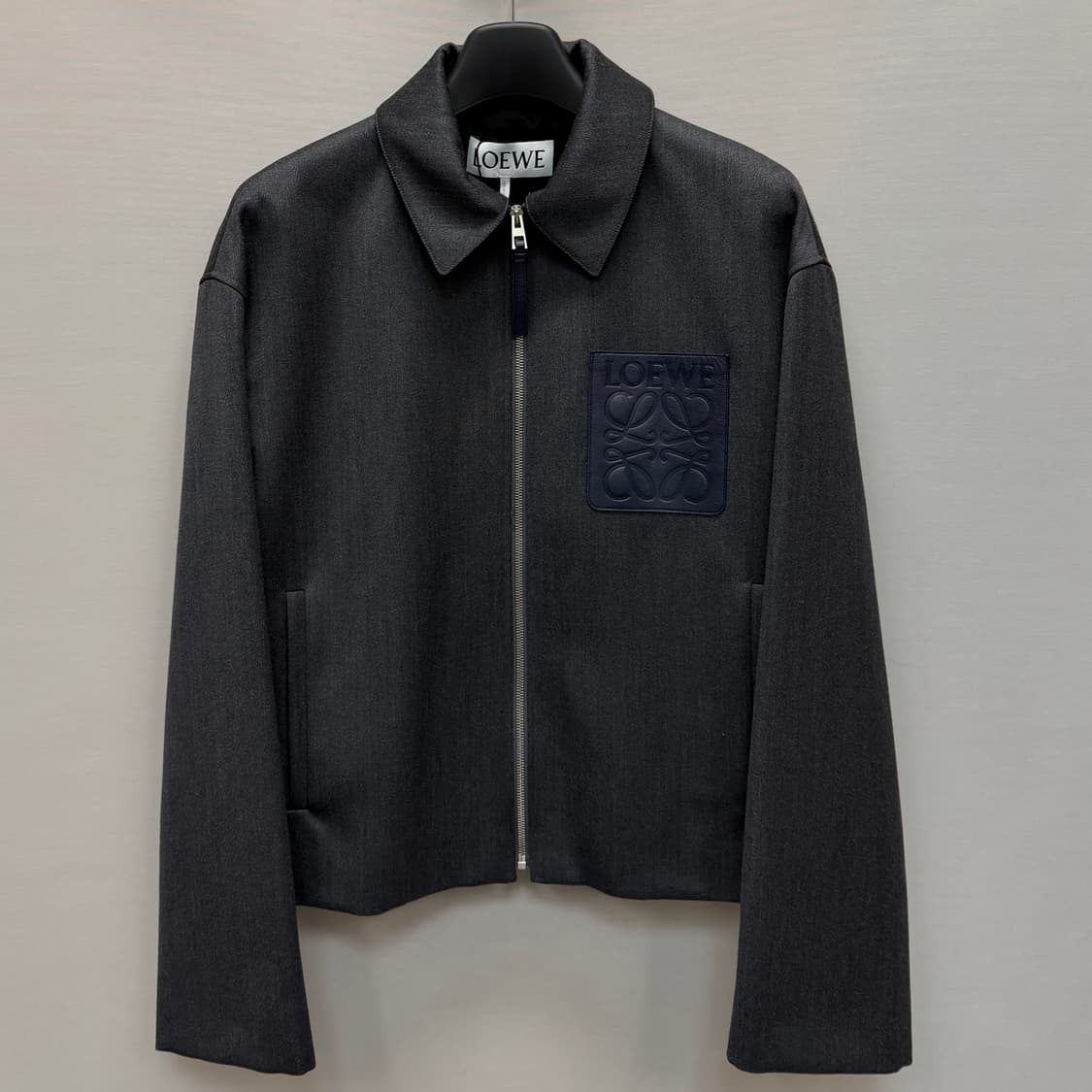 로에베 모노그램 후디 블루종 자켓 (105)  상품이미지3