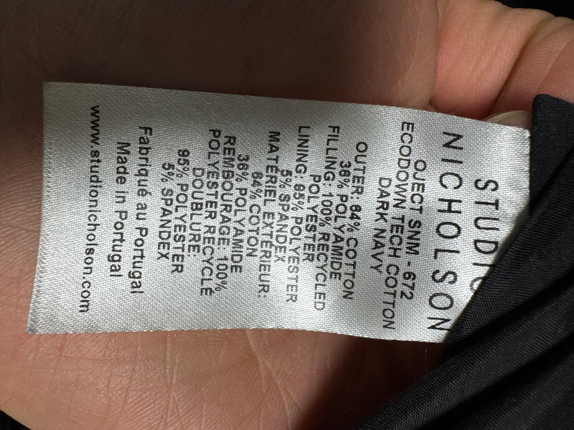 스튜디오 니콜슨 Oject 패딩 M 상품이미지5