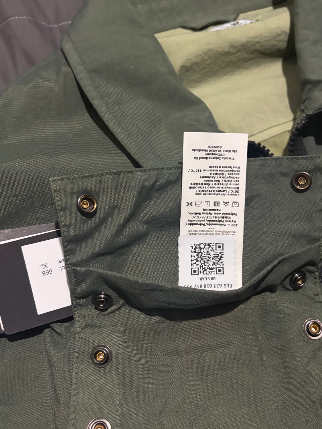 C.P. Company 유틸리티 나일론 오버셔츠 xl 상품이미지5