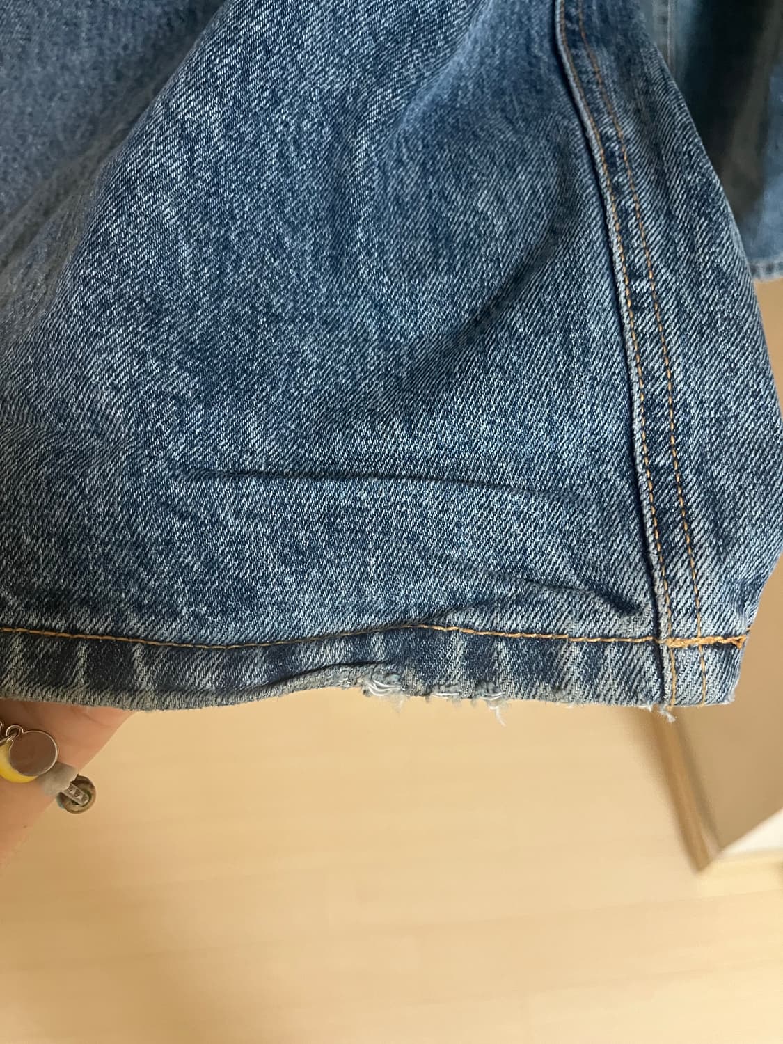 [3] 해칭룸 와이드 커브진 블루 상품이미지3
