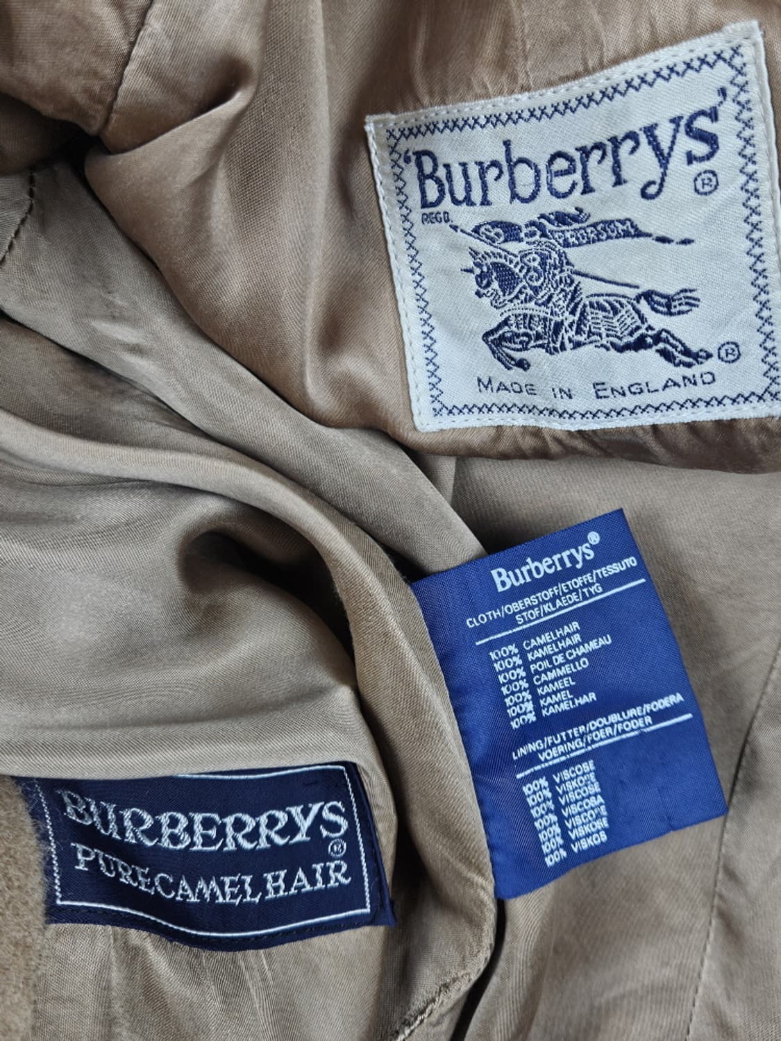 버버리 카멜 헤어 벨티드 코트 ( 상세설명참조 ) / 10534 상품이미지9