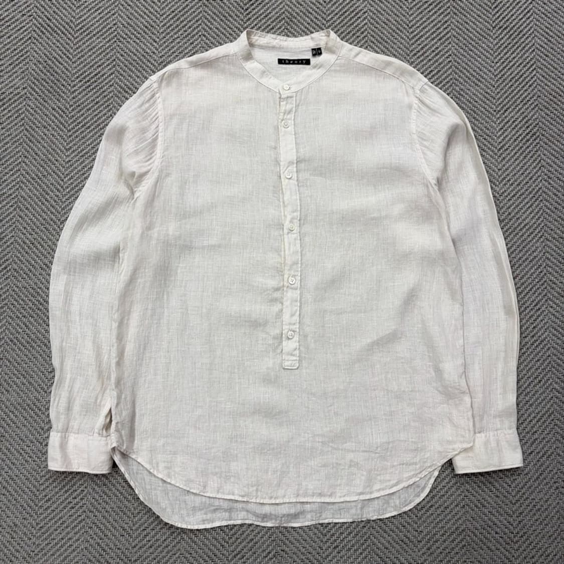 띠어리 헨리넥 린넨 블라우스 v2924 상품이미지1