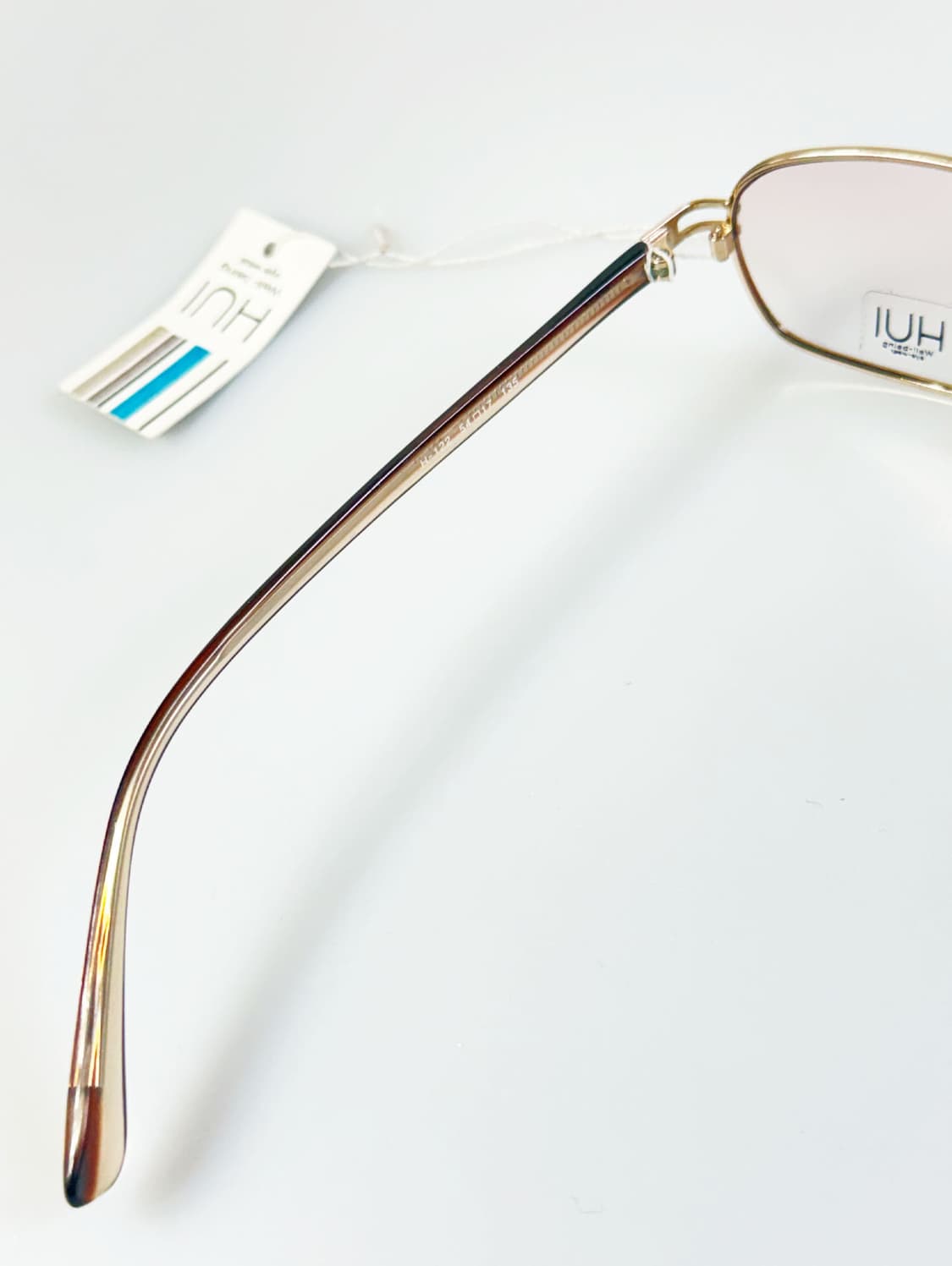 HUI 슬림 스퀘어 메탈 프레임 빈티지 안경 상품이미지7