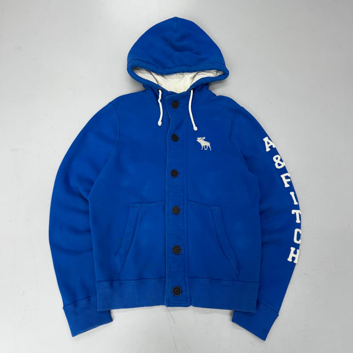 아베크롬비 Y2K 사슴로고 버튼 후드집업 상품이미지2