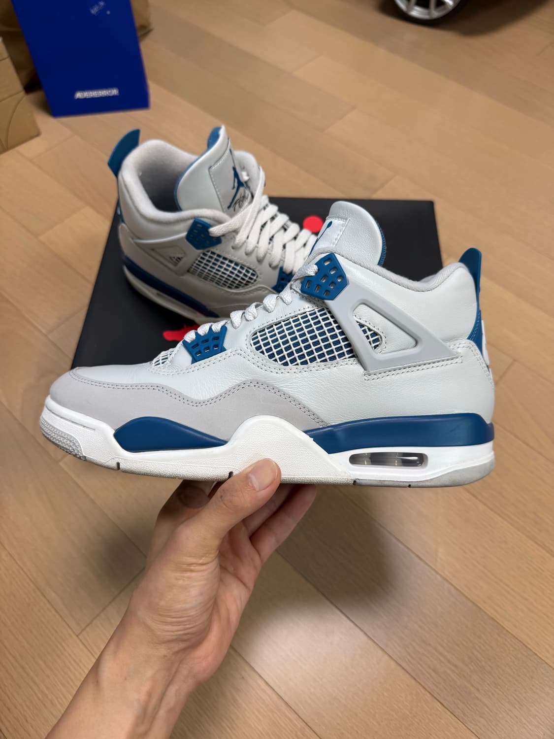 조던 4 인더스트리얼 밀리터리 블루 상품이미지2