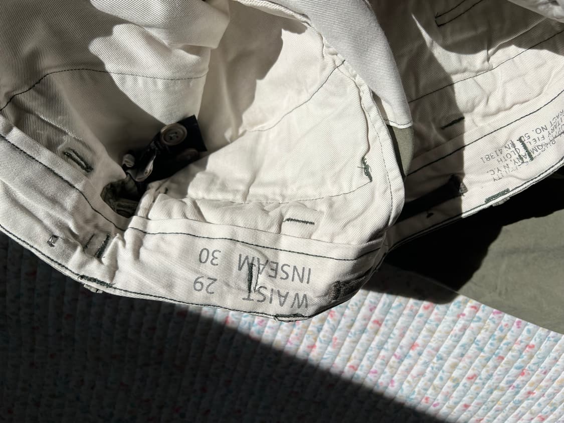 RRL 더블알엘 서플러스 포플린 카고 팬츠 올리브 29x30 상품이미지6