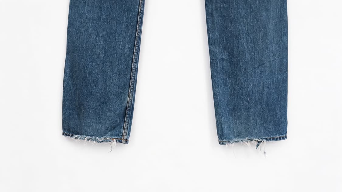  Levi's 502 워싱 테이퍼드 프린지 데님펜츠 상품이미지6