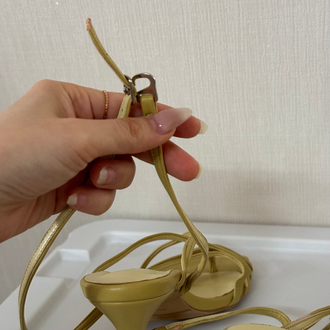 샌들 힐 스트랩힐 9cm 킬힐 상품이미지5