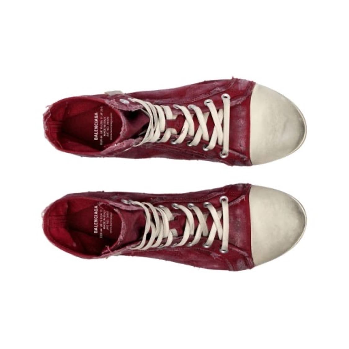 발렌시아가 파리 울트라 플랫 하이 탑 스니커드 레드 270 상품이미지3