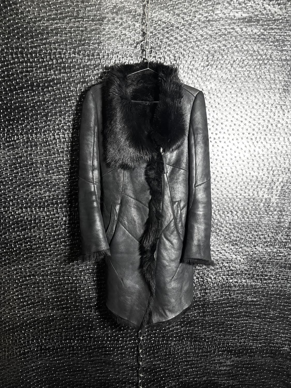 무스탕 시어링 퍼 코트 상품이미지1