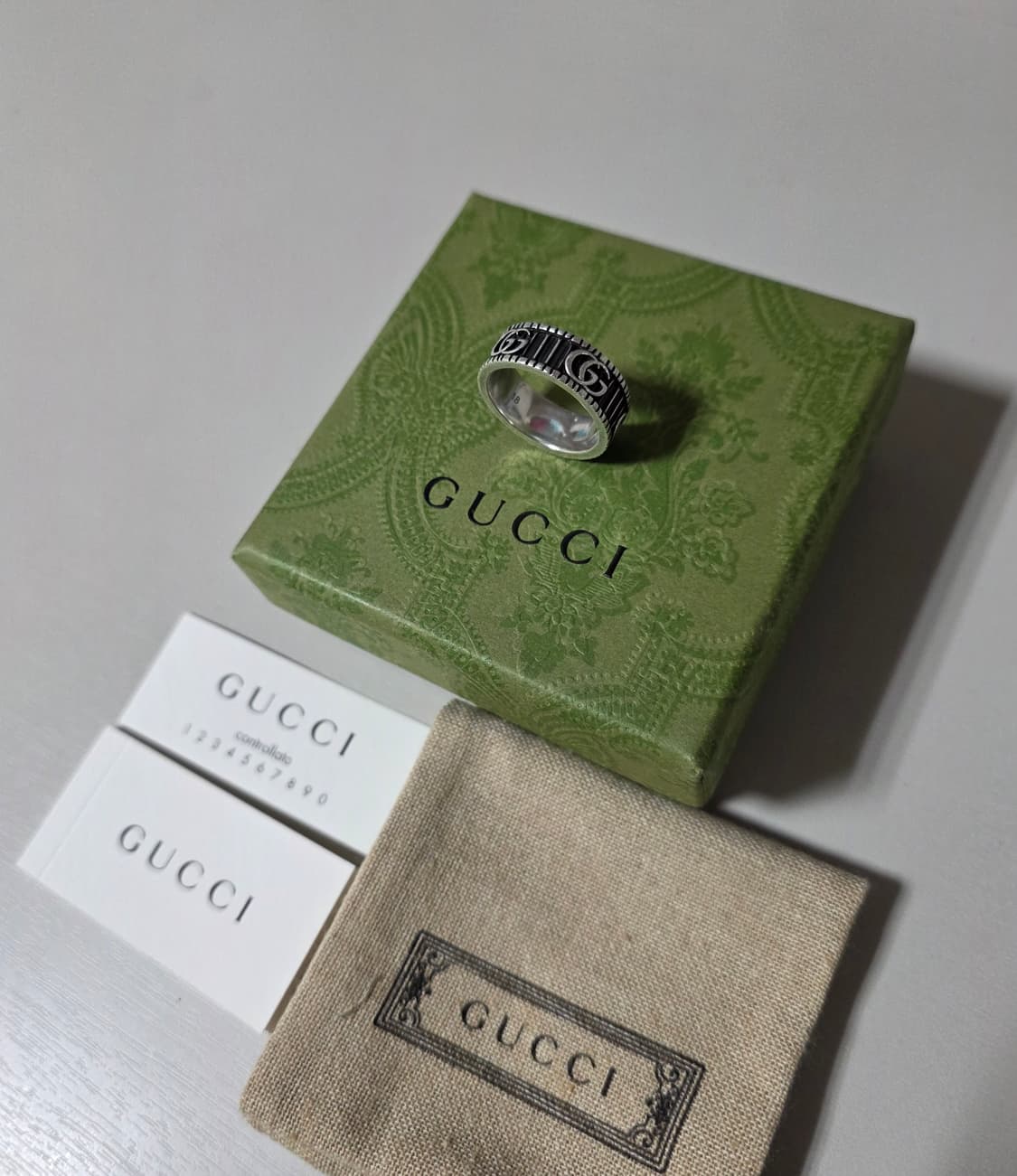 [세척완료,풀구성]구찌 마몬트링 18호 상품이미지1