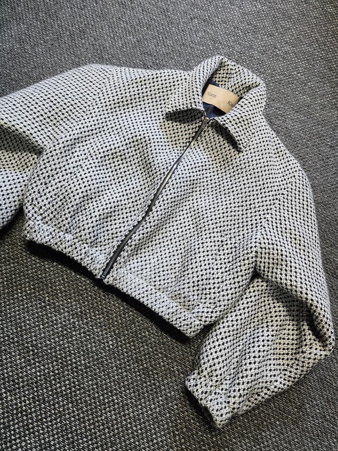 마뗑킴 크롭 트위드 자켓  프리사이즈  상품이미지6