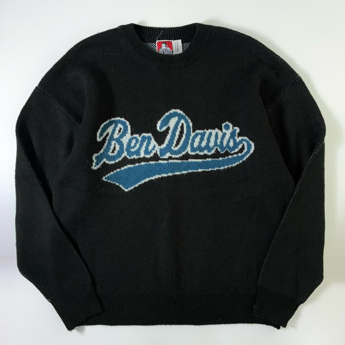 Ben davis   벤 데이비스 투사이드 로고 니트   상품이미지1