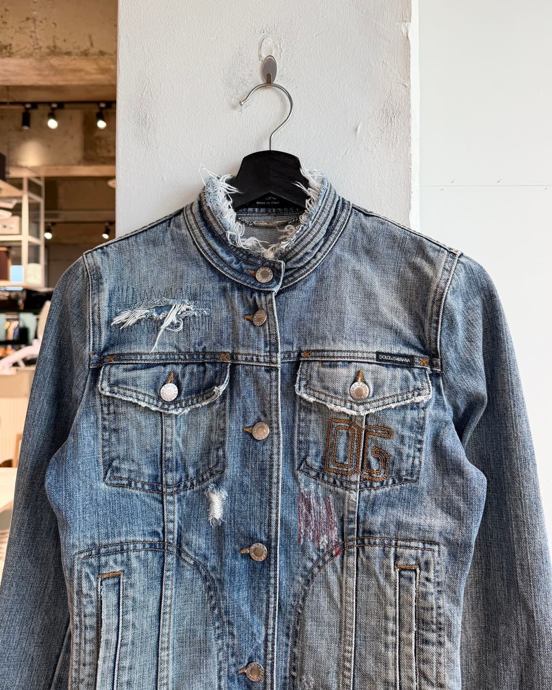 돌체앤가바나 데님 디스트로이드 자켓  상품이미지3