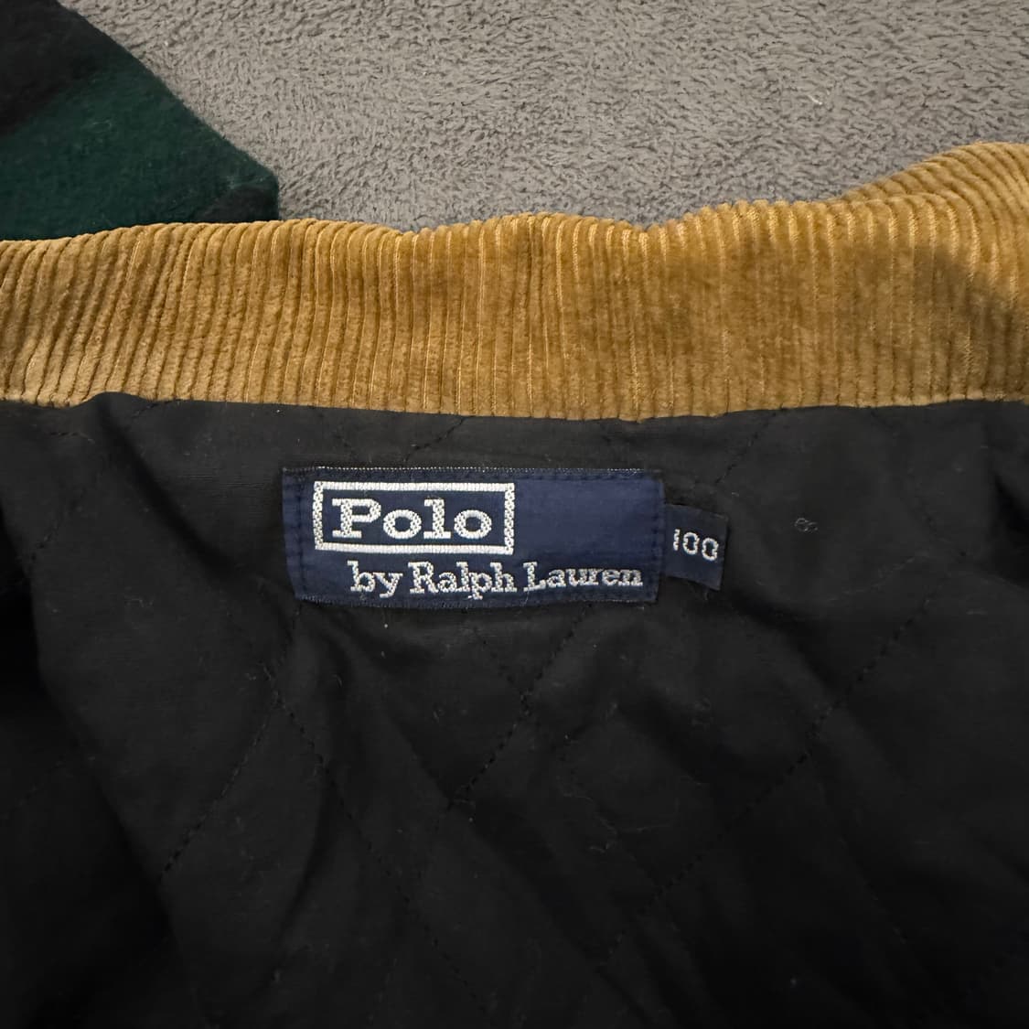 [ 정품/L ] 폴로랄프로렌 USA 그린 체크 코듀로이 울 자켓 상품이미지4