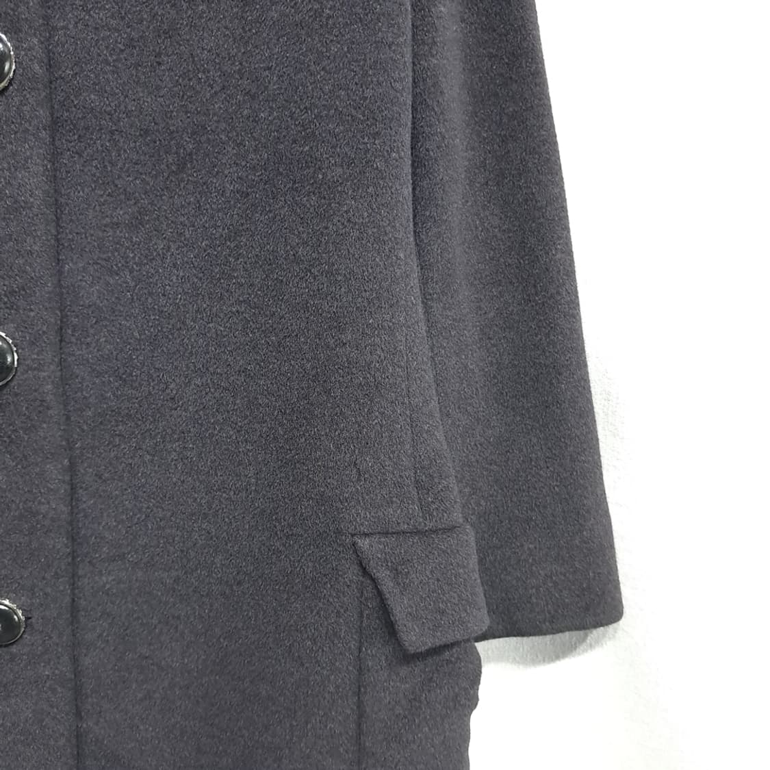 CN989W L 베르사체 꾸뛰르 이탈리아 울 테일러드 롱코트 상품이미지3