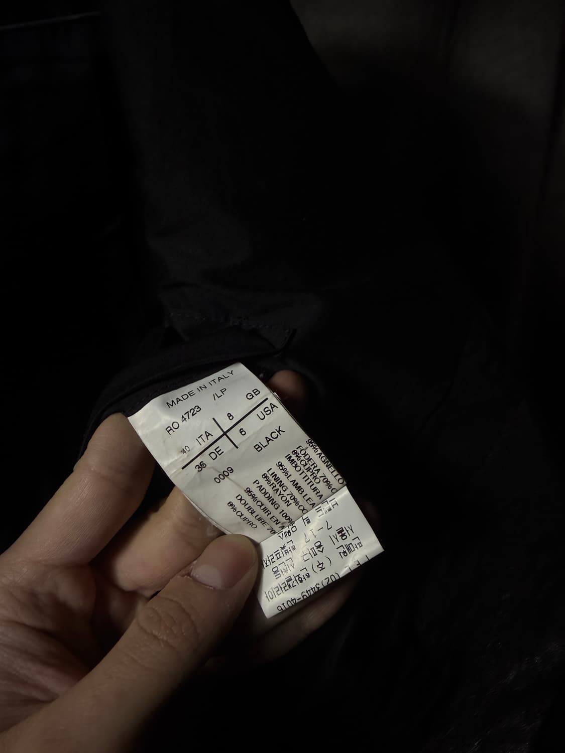 Rick Owens 2009 FW “CRUST” Draped Coat 상품이미지9