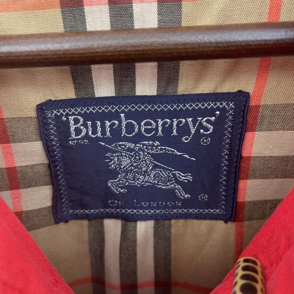 버버리 빈티지 유니크 월계수 자수패치 블루종 자켓 100 C08058 상품이미지5