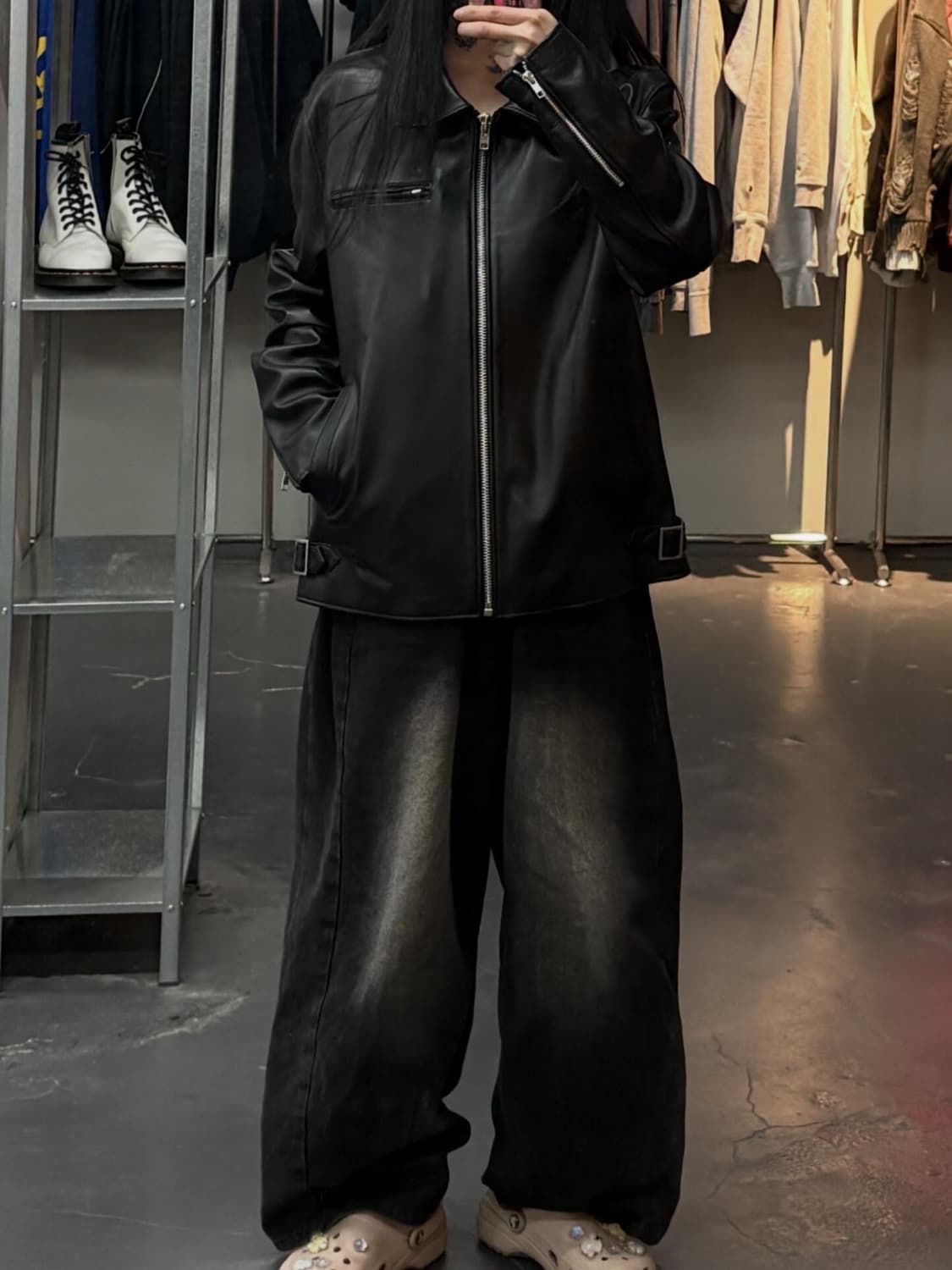 도프제이슨 램스킨 싱글자켓 A3655 상품이미지1