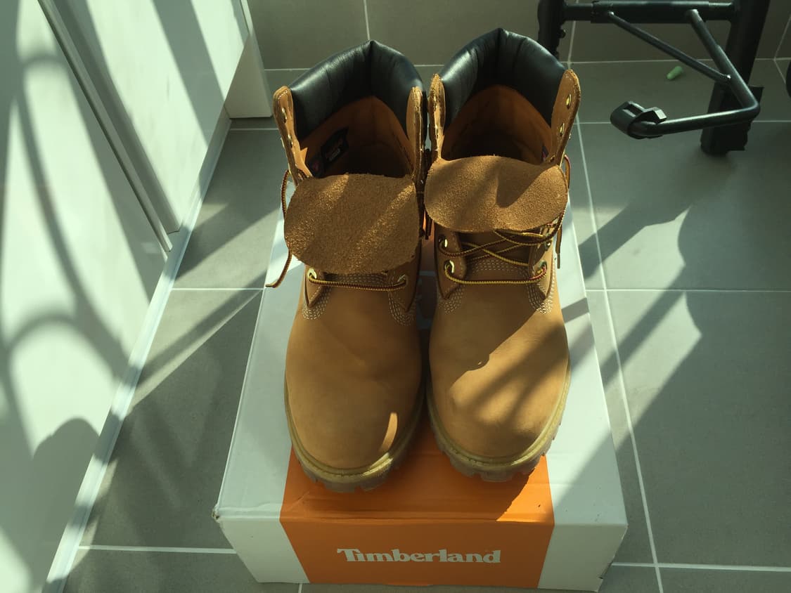 팀버랜드 프리미엄 6인치 워터프루프 부츠 위트 누벅 - 와이드 상품이미지2