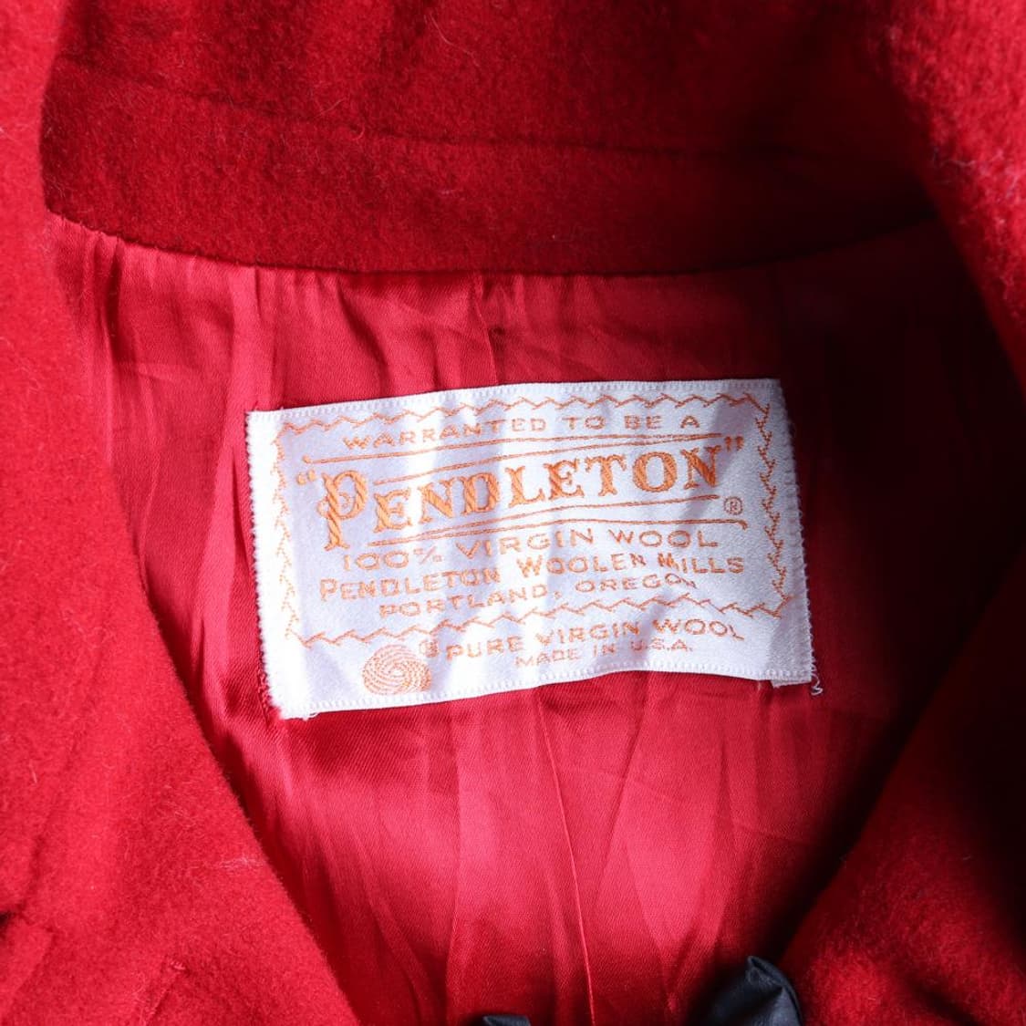 펜들턴 팬들턴 USA 미국발 빈티지 롱 코트 레드 여성 상품이미지7