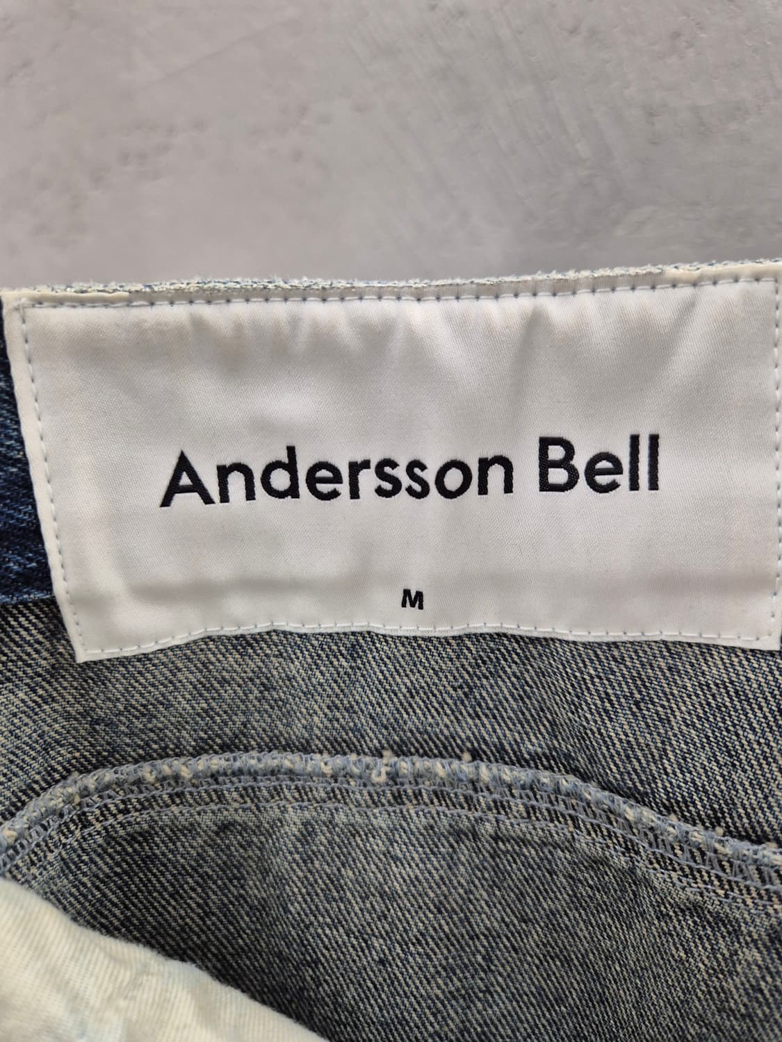 Andersson Bell 패치워크 와이드 데님 팬츠 M 상품이미지7
