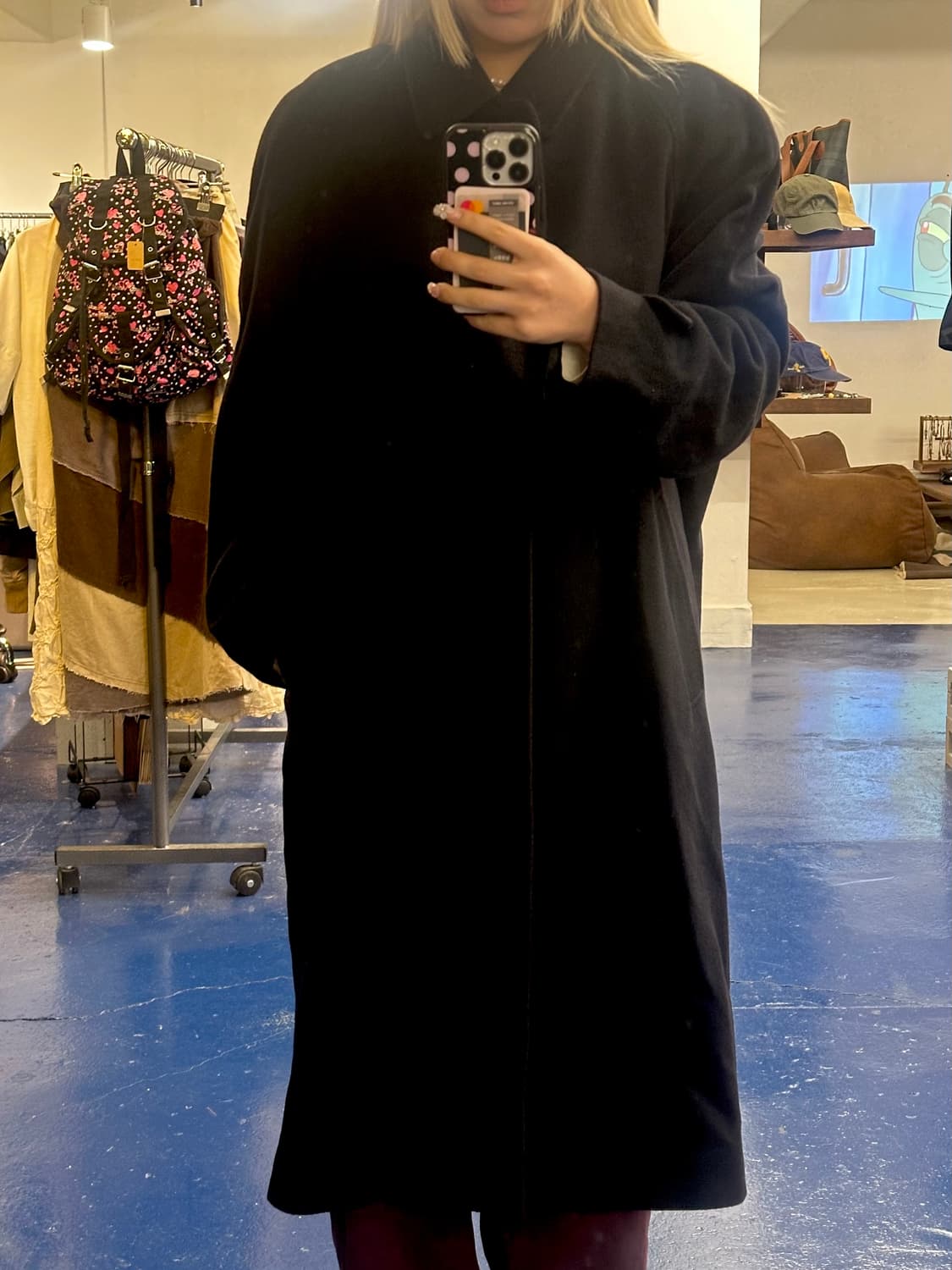 Italy cashmere 캐시미어 코트 상품이미지2