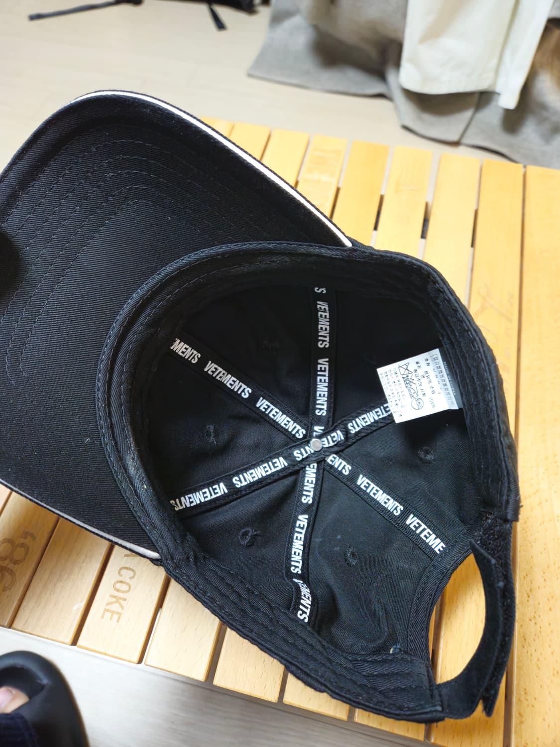 베트멍 모자 볼캡 블랙  상품이미지2