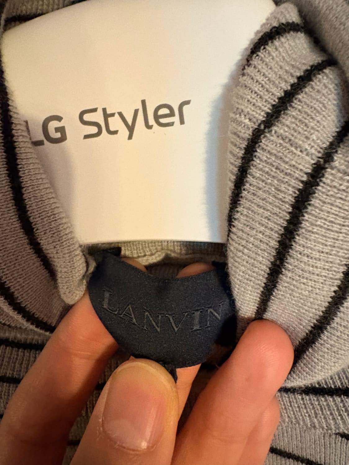LANVIN 스트라이프 목폴라 90 상품이미지2