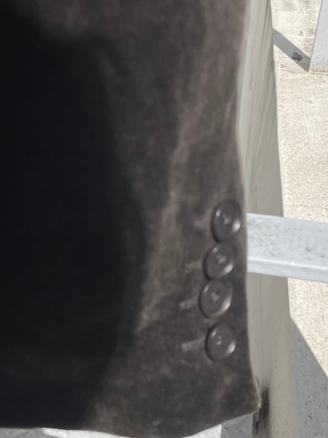 90s 켈빈클라인 다크브라운 벨벳 쓰리버튼 블레이저  상품이미지6