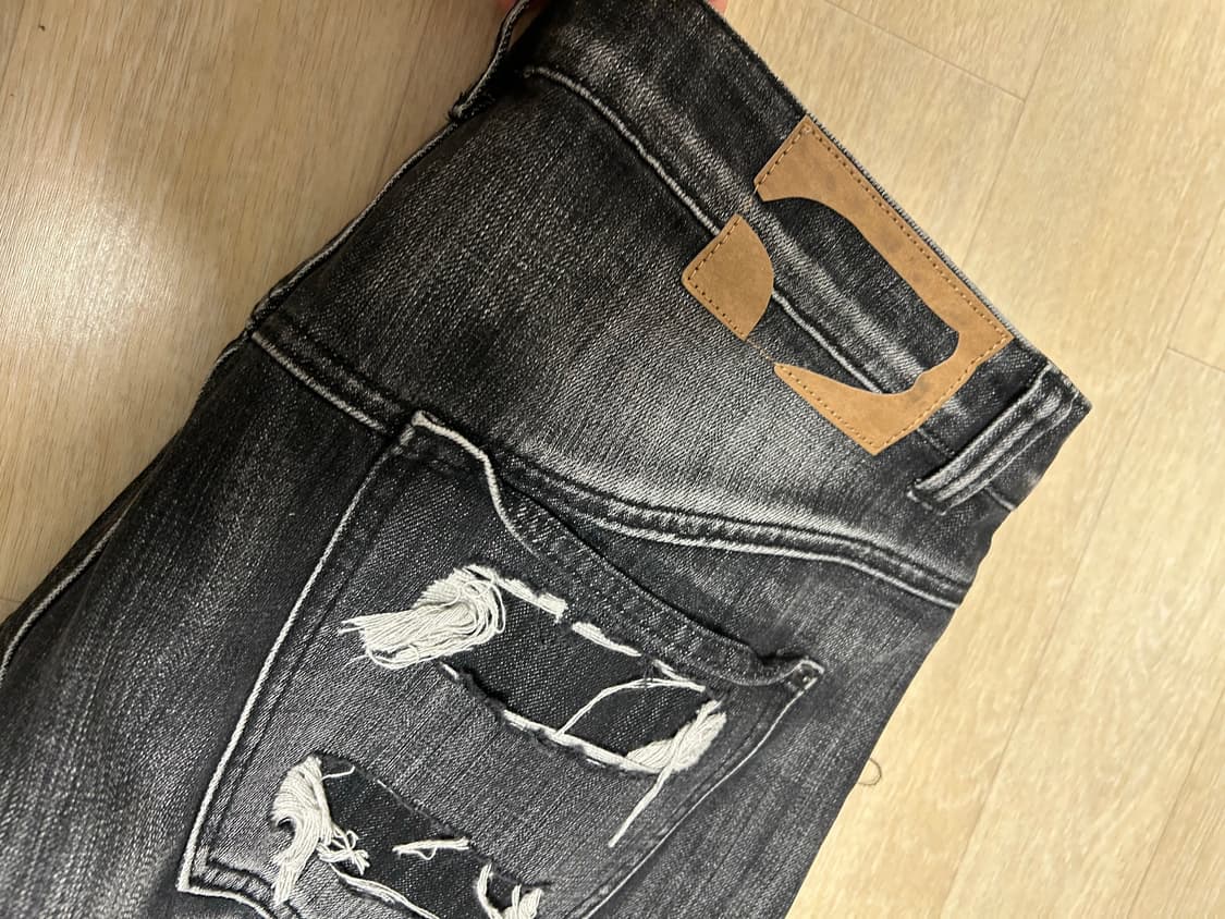 제이디드 런던 Black Eroded XL Colossus Jeans 상품이미지4