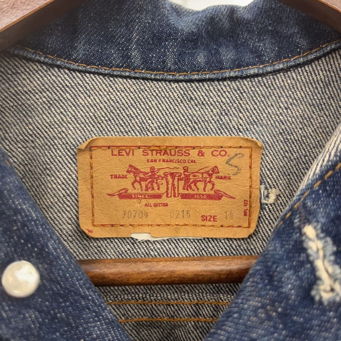 리바이스 올드스쿨 컨트리 트러커 데님 자켓 14 C08289 상품이미지5