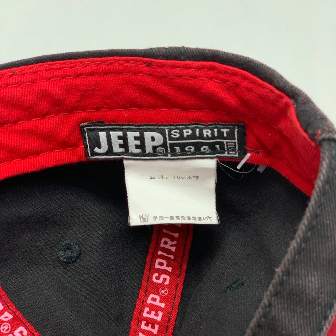 [OS/정품 jeep 지프 블랙 빈티지 볼캡 상품이미지5