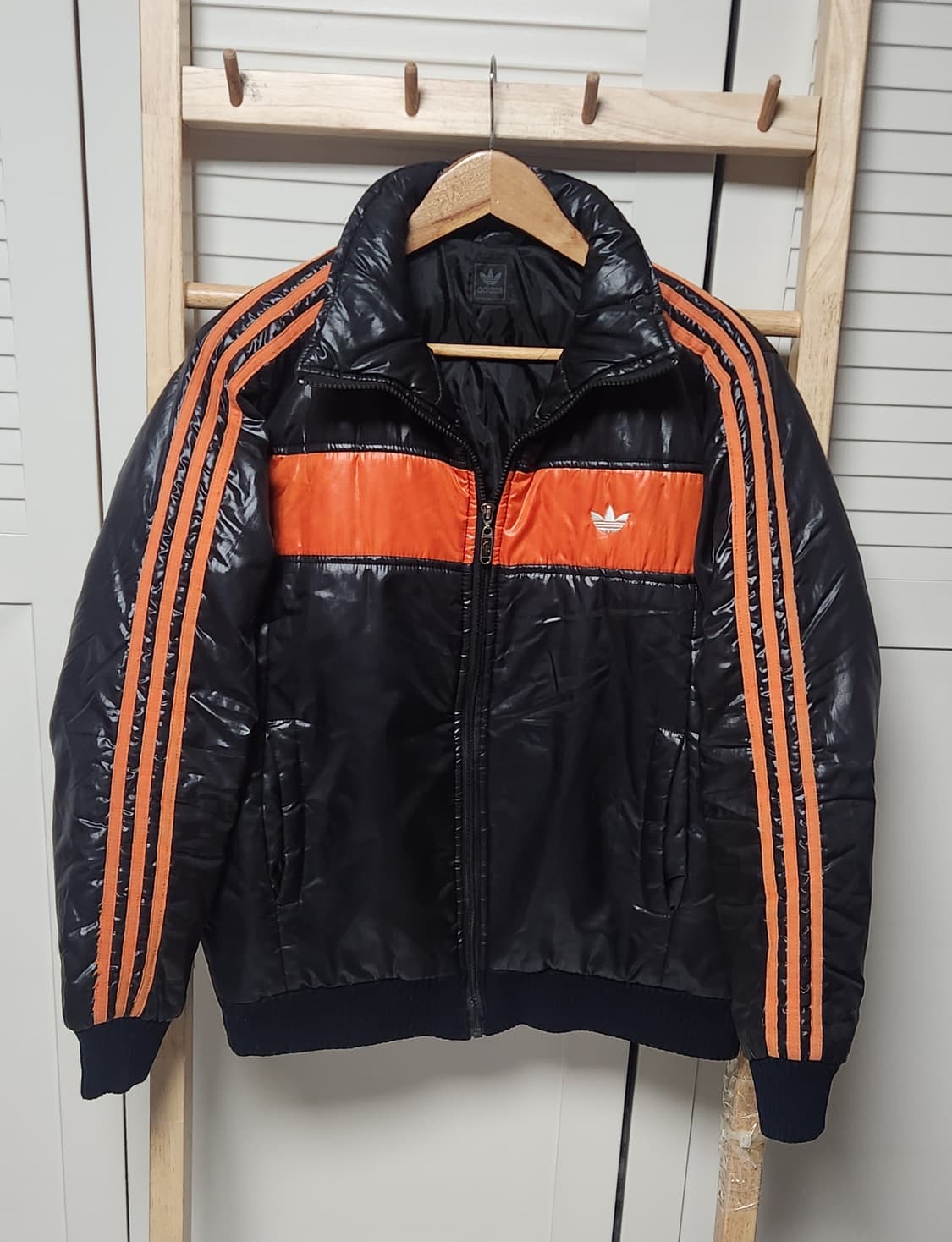 아디다스 삼선 검주 빅로고 올드스쿨 경량 점퍼 자켓 상품이미지6